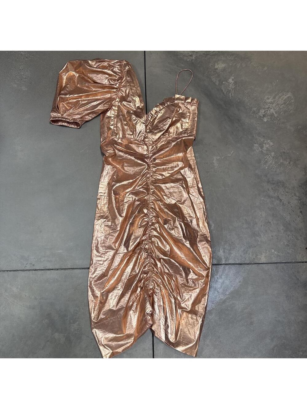 Isabel Marant Women's Pink and Gold Dress